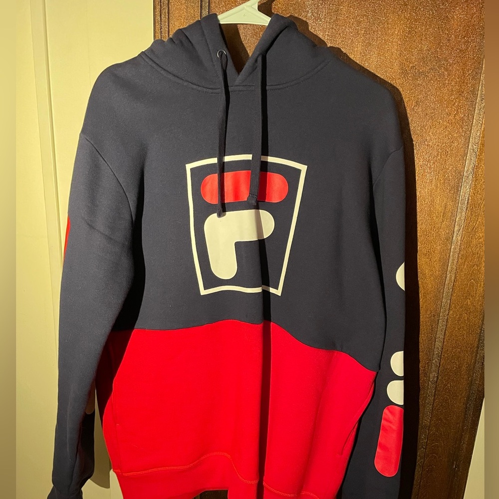 Like new FILA two tone hoodie.